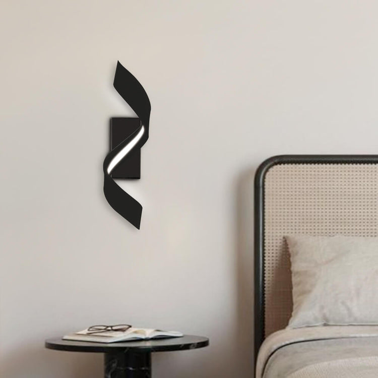 Applique Extérieure LED Decorative Ruban Spiral Applique Murale