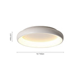Plafonnier Salon Rond en Métal 40 cm