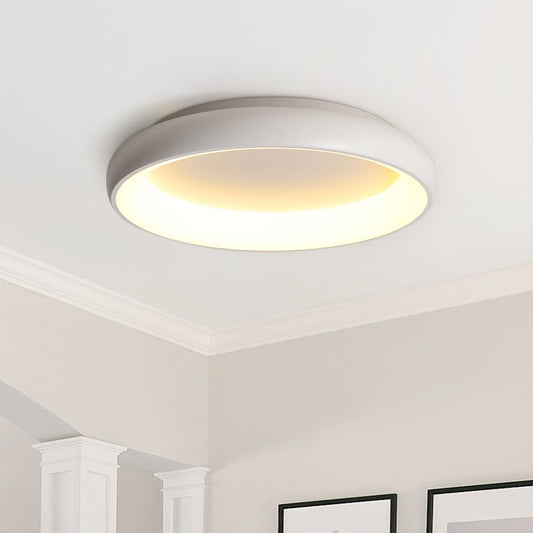 Plafonnier Salon Rond en Métal 40 cm