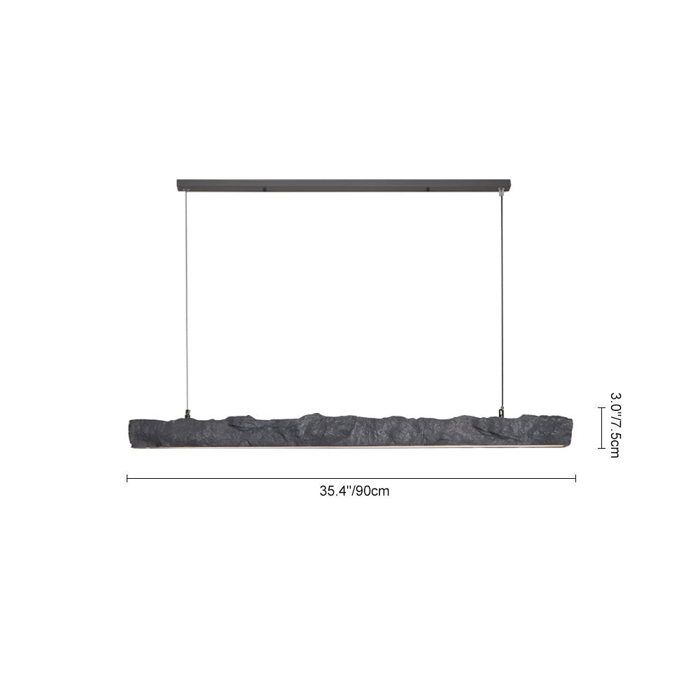 Suspension Linéaire LED Bande Statement pour Salle à Manger