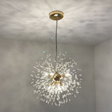 Lustre Luxe 8 Lumières Sputnik Feu d'Artifice pour Salon