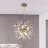 Lustre Luxe 8 Lumières Sputnik Feu d'Artifice pour Salon