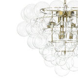 Lustre Salon Boule en Verre 70 cm