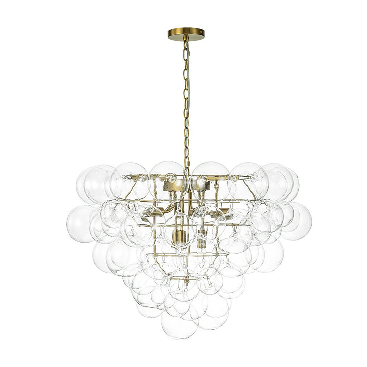 Lustre Salon Boule en Verre 70 cm