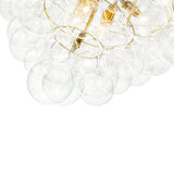 Lustre Salon Boule en Verre 70 cm
