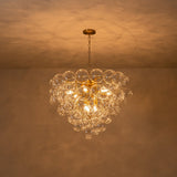 Lustre Salon Boule en Verre 70 cm