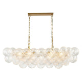 Lustre Salon Boule en Verre 67 cm