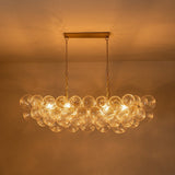 Lustre Salon Boule en Verre 67 cm