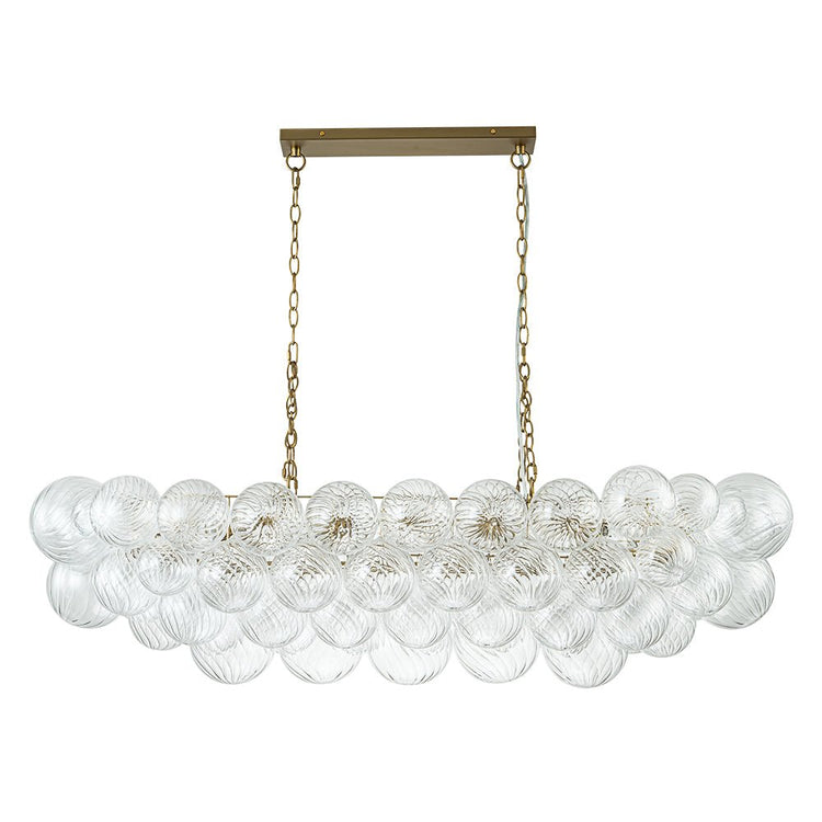 Lustre Salon Boule en Verre 67 cm