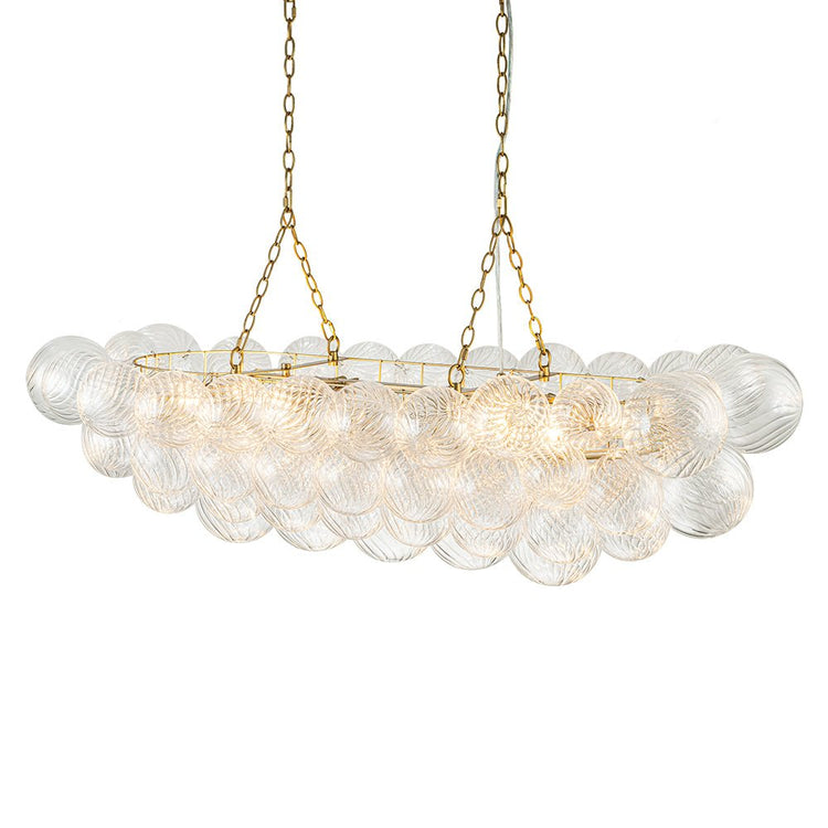 Lustre Salon Boule en Verre 67 cm