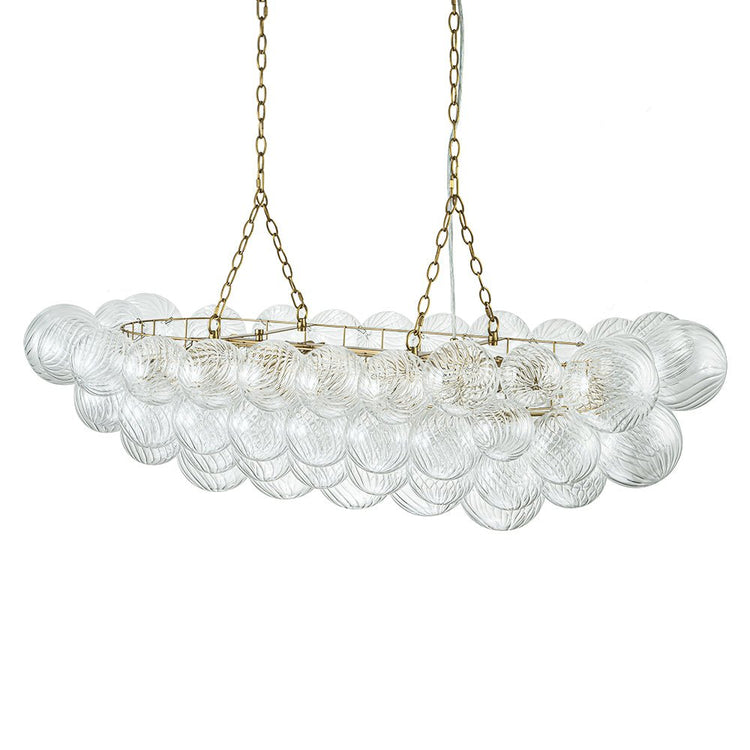 Lustre Salon Boule en Verre 67 cm