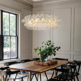 Lustre Salon Boule en Verre 104 cm