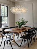 Lustre Salon Boule en Verre 104 cm