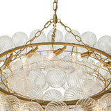 Lustre Salon Boule en Verre 104 cm