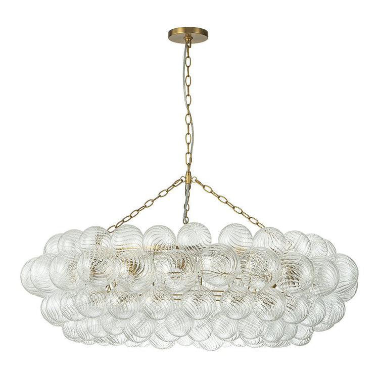 Lustre Salon Boule en Verre 104 cm