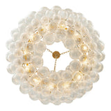 Lustre Salon Boule en Verre 104 cm
