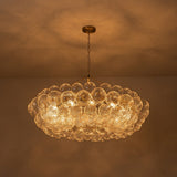 Lustre Salon Boule en Verre 104 cm