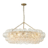 Lustre Salon Boule en Verre 104 cm
