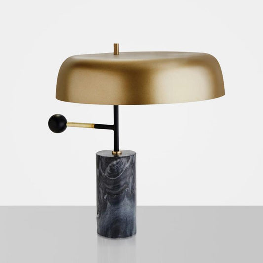 Lampe à Poser Salon en Marbre Gris