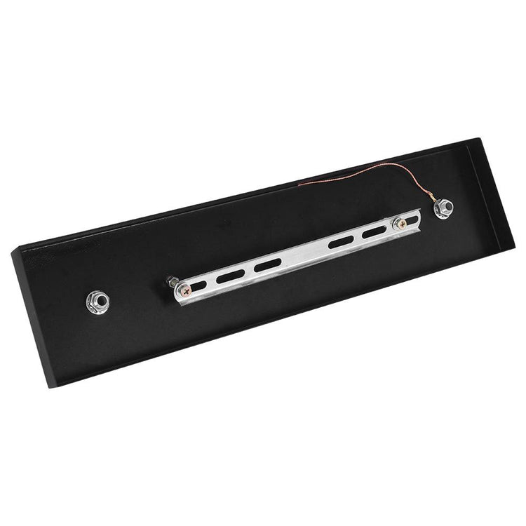 Lustre Cuisine Rectangulaire en Laiton Noir