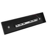 Lustre Cuisine Rectangulaire en Laiton Noir