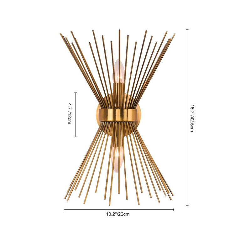 Applique Murale Laiton Étoile Moderne Luminaire pour Chambre