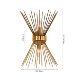 Applique Murale Laiton Étoile Moderne Luminaire pour Chambre