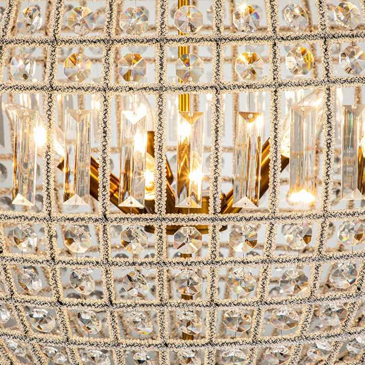 Lustre Cristal Moderne Français Sphère