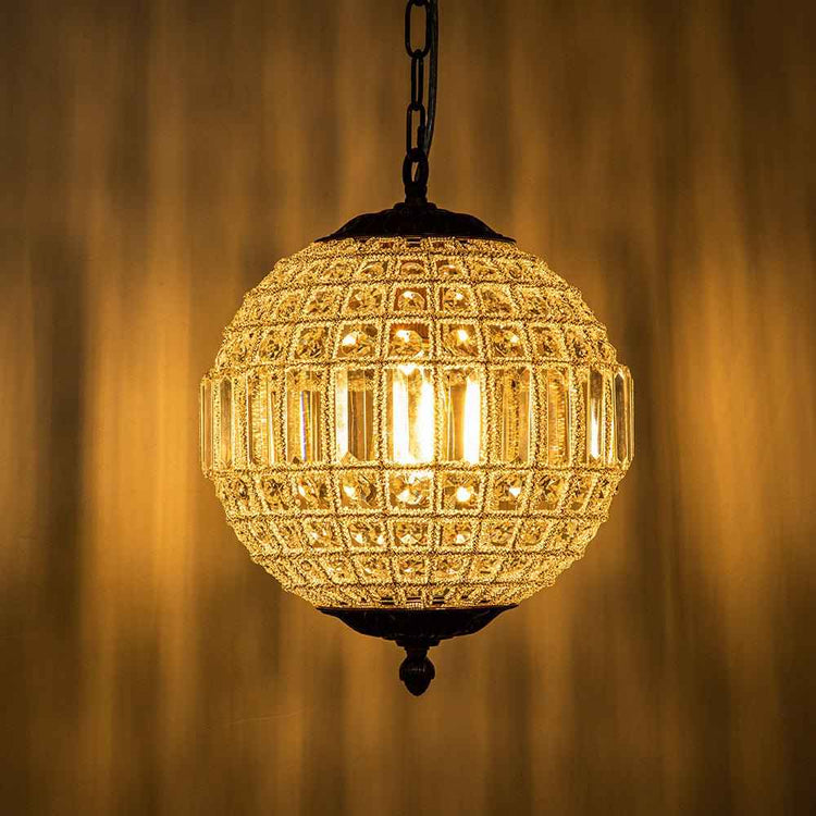Lustre Cristal Moderne Français Sphère