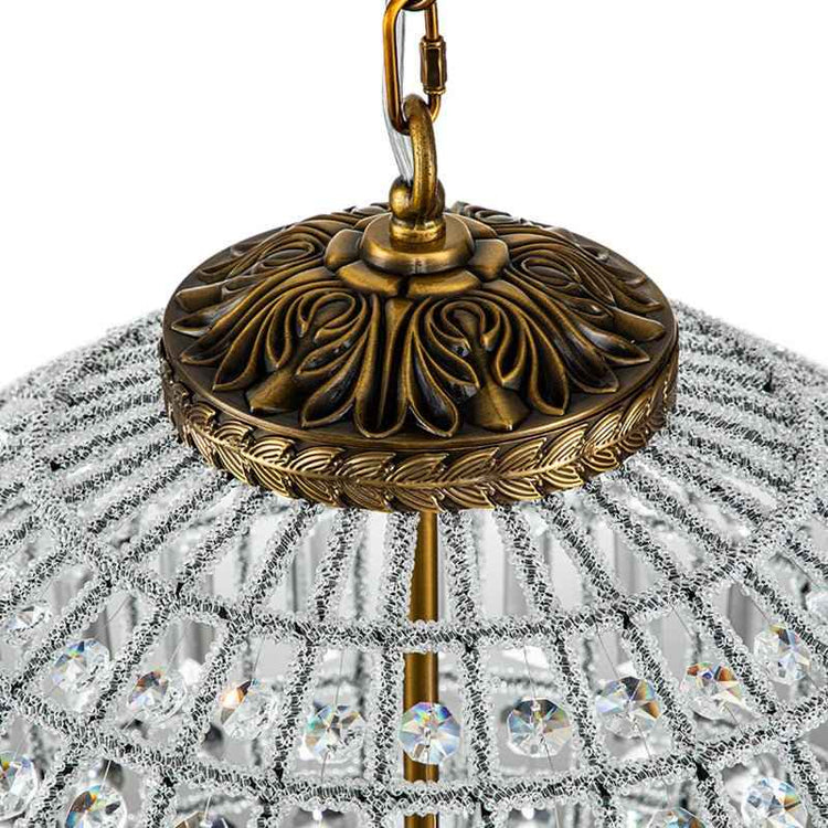 Lustre Cristal Moderne Français Sphère