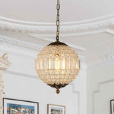 Lustre Cristal Moderne Français Sphère