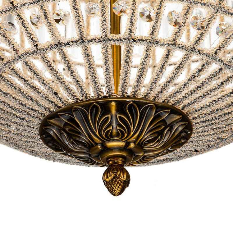 Lustre Cristal Moderne Français Sphère