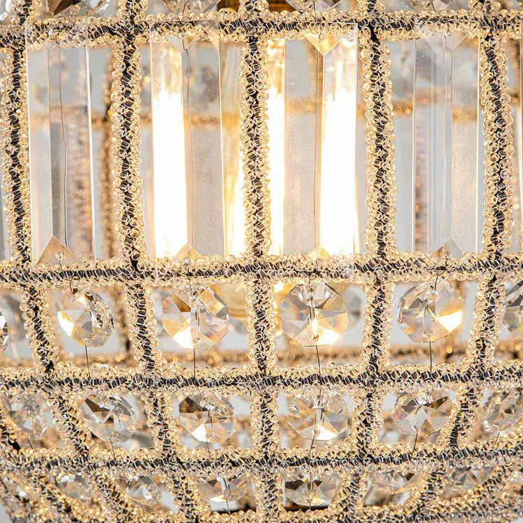 Lustre Cristal Moderne Français Sphère