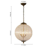 Lustre Cristal Moderne Français Sphère