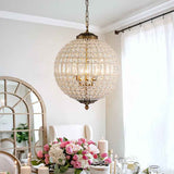 Lustre Cristal Moderne Français Sphère