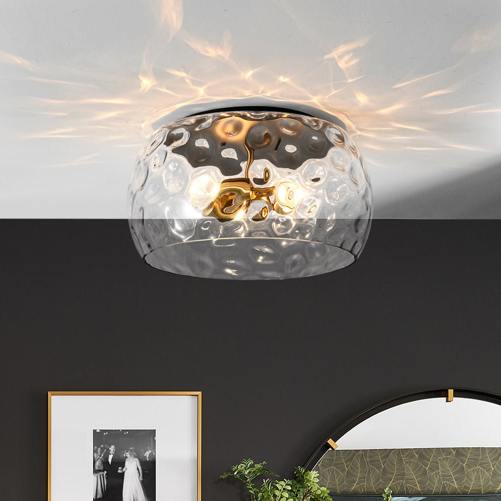Plafonnier Verre Moderne Hammer pour Salle de Bain
