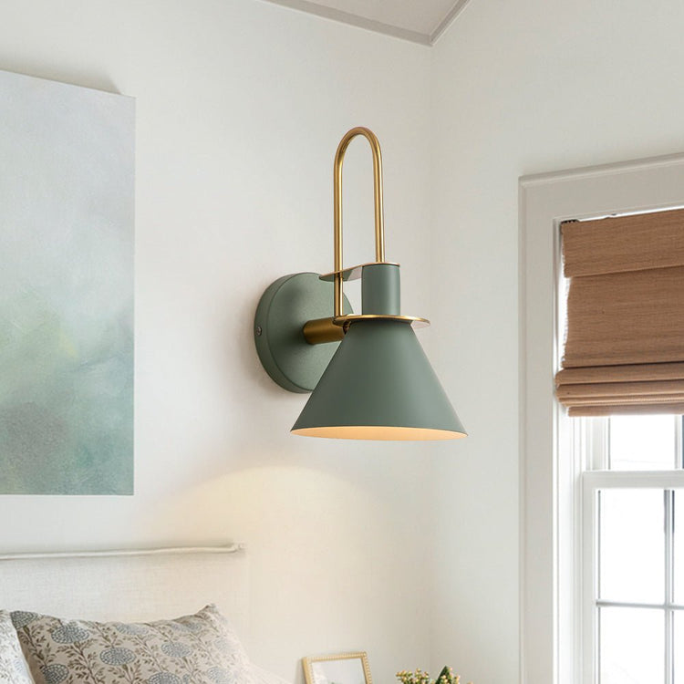 Applique Murale Chambre en Laiton Noir