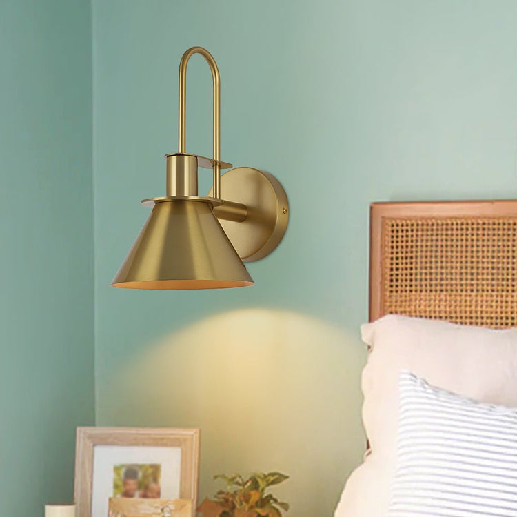 Applique Murale Chambre en Laiton Noir