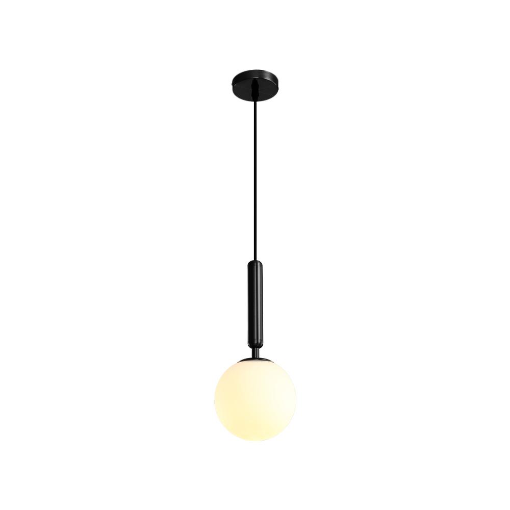 Suspension Luminaire Mini Simple Opale Globe pour Salle à Manger
