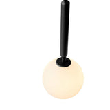 Suspension Luminaire Mini Simple Opale Globe pour Salle à Manger