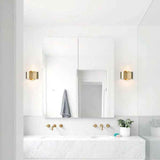 Applique Murale Laiton Mid Century une Luminaire en Brossé Finish pour Chambre