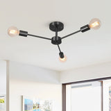 Plafonnier Laiton Moderne Sputnik Semi-Encastré pour Cuisine