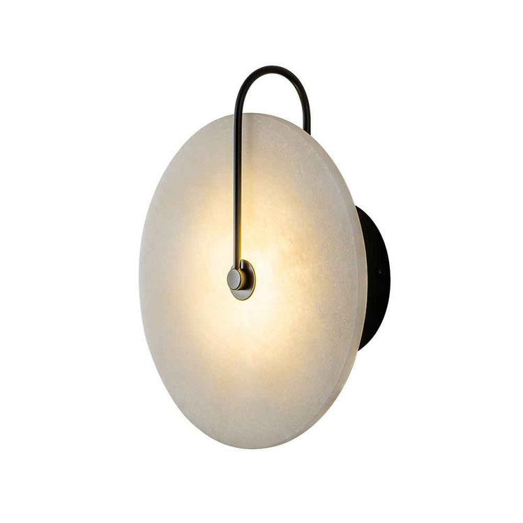 Applique Murale Marbre avec Moderne Cercle Abat-Jour pour Chambre