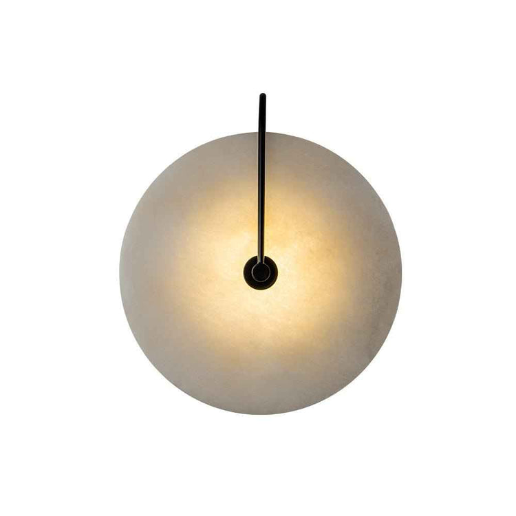 Applique Murale Marbre avec Moderne Cercle Abat-Jour pour Chambre