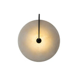 Applique Murale Marbre avec Moderne Cercle Abat-Jour pour Chambre