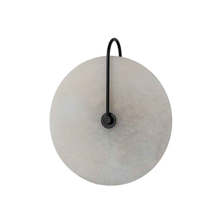 Applique Murale Marbre avec Moderne Cercle Abat-Jour pour Chambre