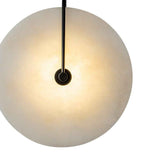 Applique Murale Marbre avec Moderne Cercle Abat-Jour pour Chambre