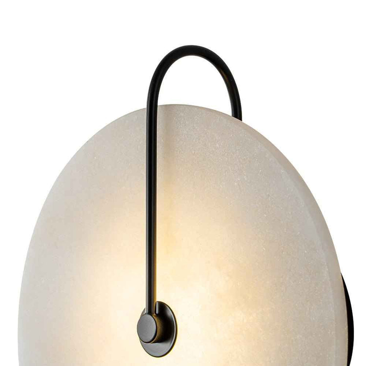 Applique Murale Marbre avec Moderne Cercle Abat-Jour pour Chambre