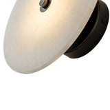Applique Murale Marbre avec Moderne Cercle Abat-Jour pour Chambre