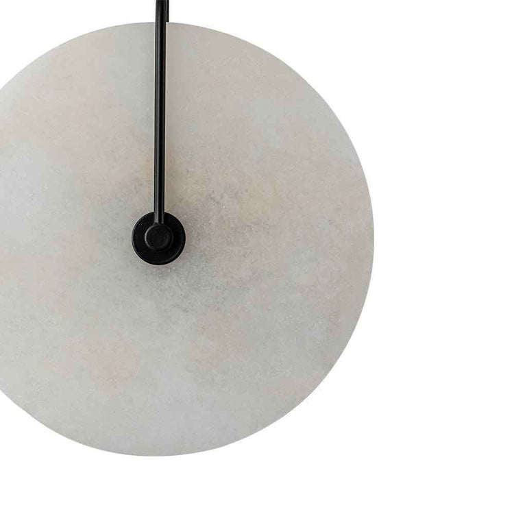 Applique Murale Marbre avec Moderne Cercle Abat-Jour pour Chambre